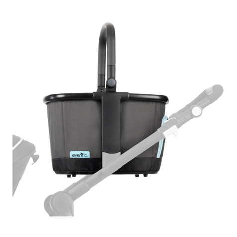 Evenflo Pivot Xpand Stroller Market Basket instructions