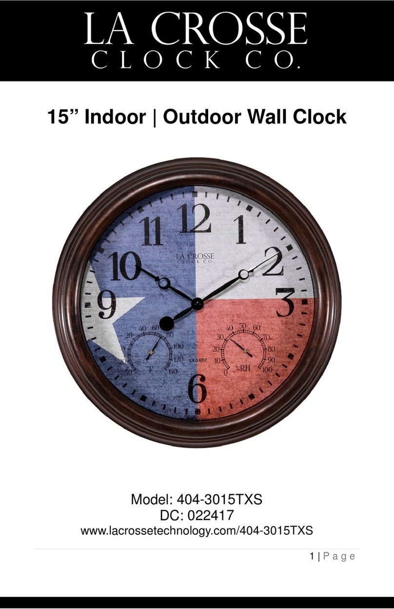 La Crosse 404-3015TXS User manual