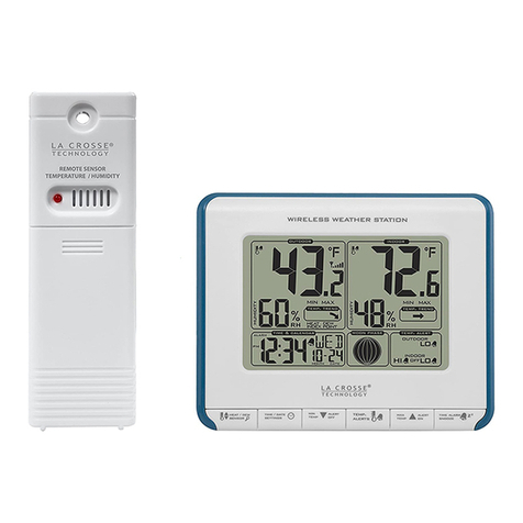 La Crosse Technology 308-1711BLV2 Dimensions La Crosse Technology 308-1711BLV2 Dimensions