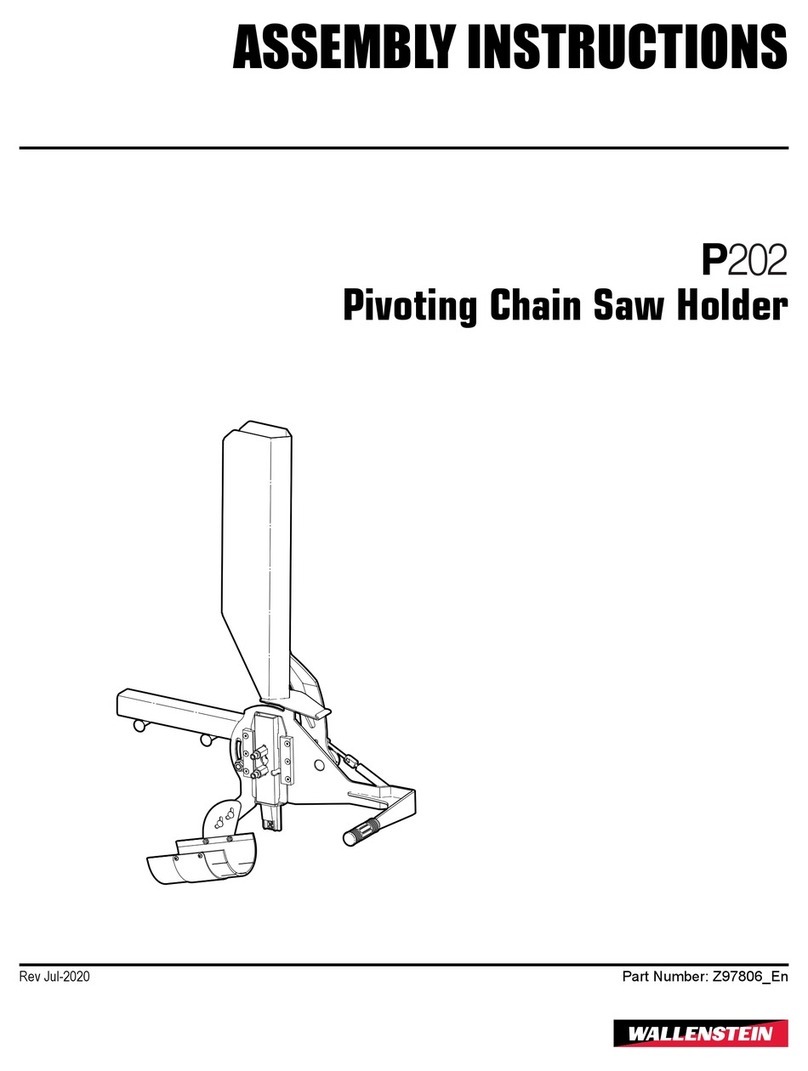 Wallenstein P202 Assembly instructions