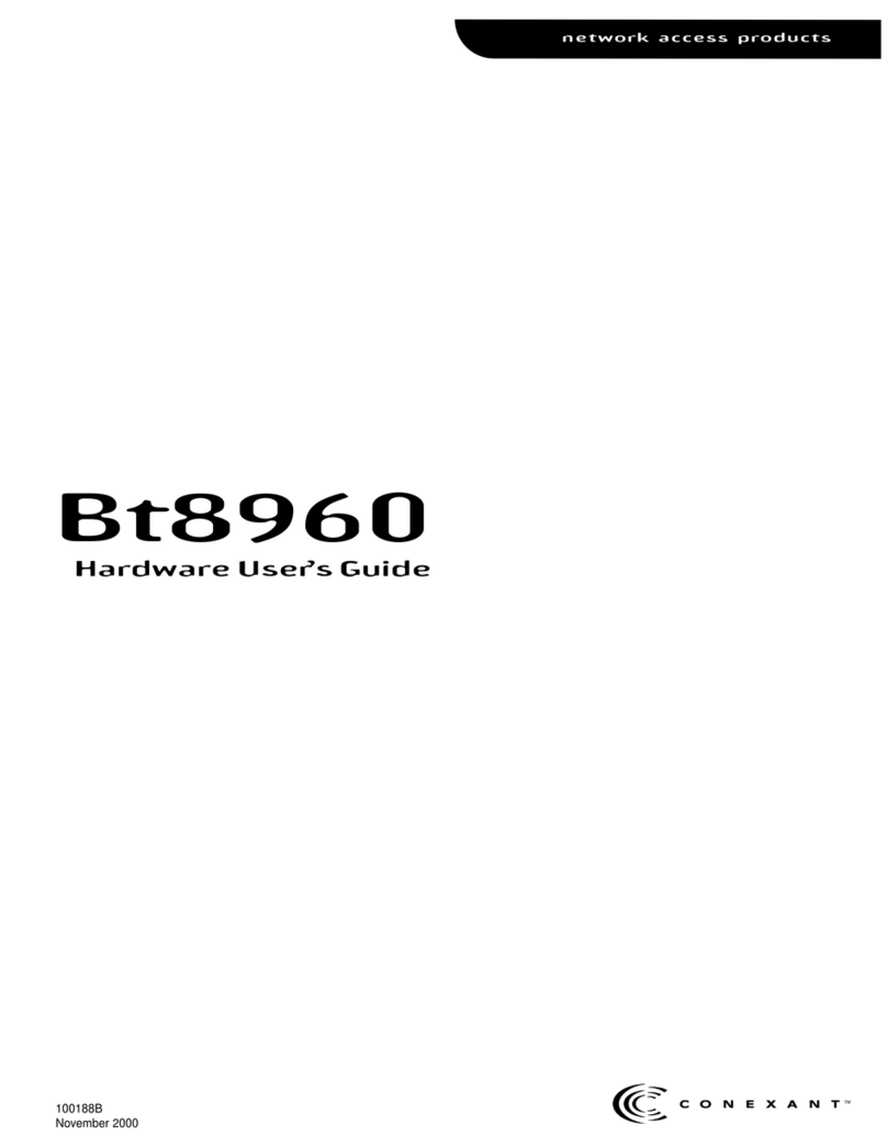 Conexant Bt8960 Hardware user's guide