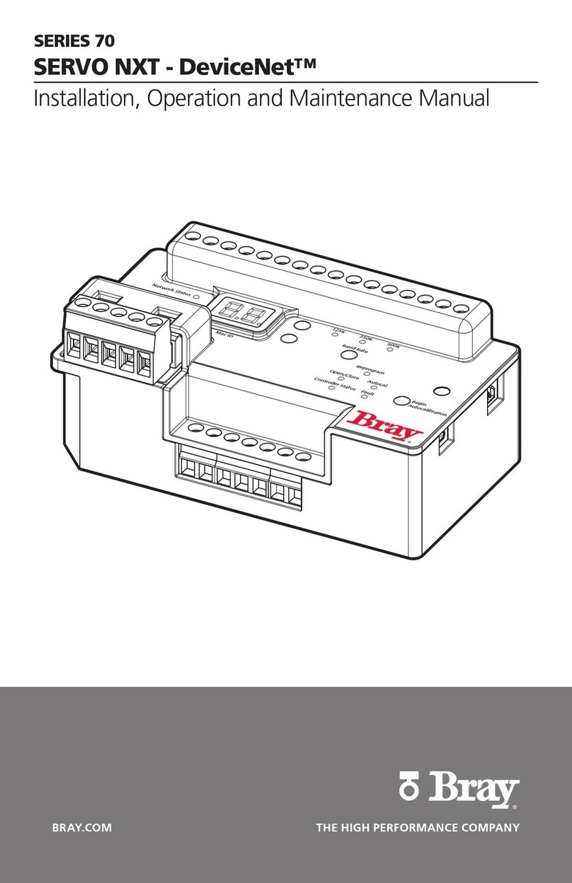Bray Series 70 User manual