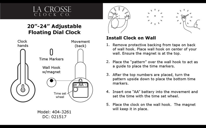 La Crosse 404-3261 manual