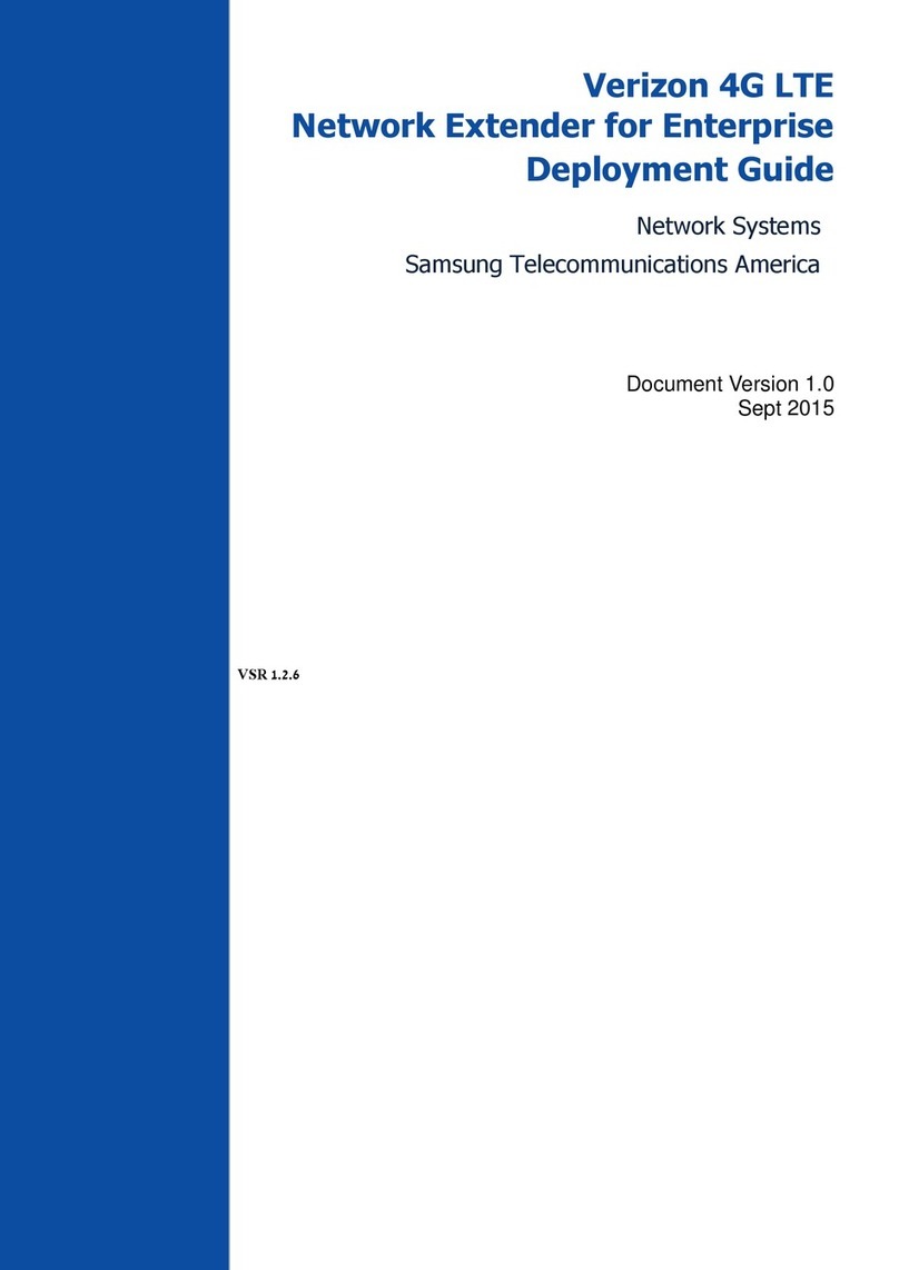 Samsung Verizon 4G LTE Network Extender User manual