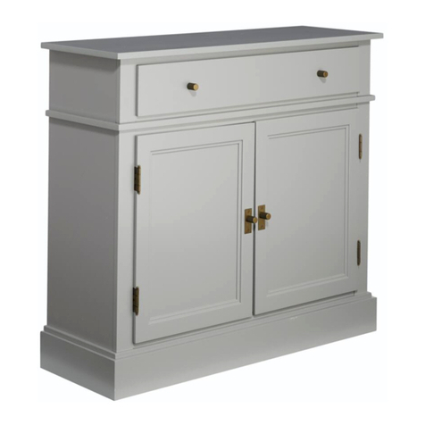 CANVAC ELLIS CONSOLE CABINET 168-0010-8 Assembly instructions CANVAC ELLIS CONSOLE CABINET 168-0010-8 Assembly instructions