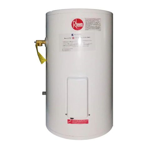 Rheem 86VP6S INSTALLATION, OPERATING INSTRUCTIONS AND WARRANTY CONDITIONS Rheem 86VP6S INSTALLATION, OPERATING INSTRUCTIONS AND WARRANTY CONDITIONS