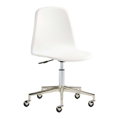 Crate&Barrel Class Act Desk Chair User manual