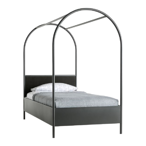 Crate&Barrel Canyon Canopy Twin Bed User manual Crate&Barrel Canyon Canopy Twin Bed User manual