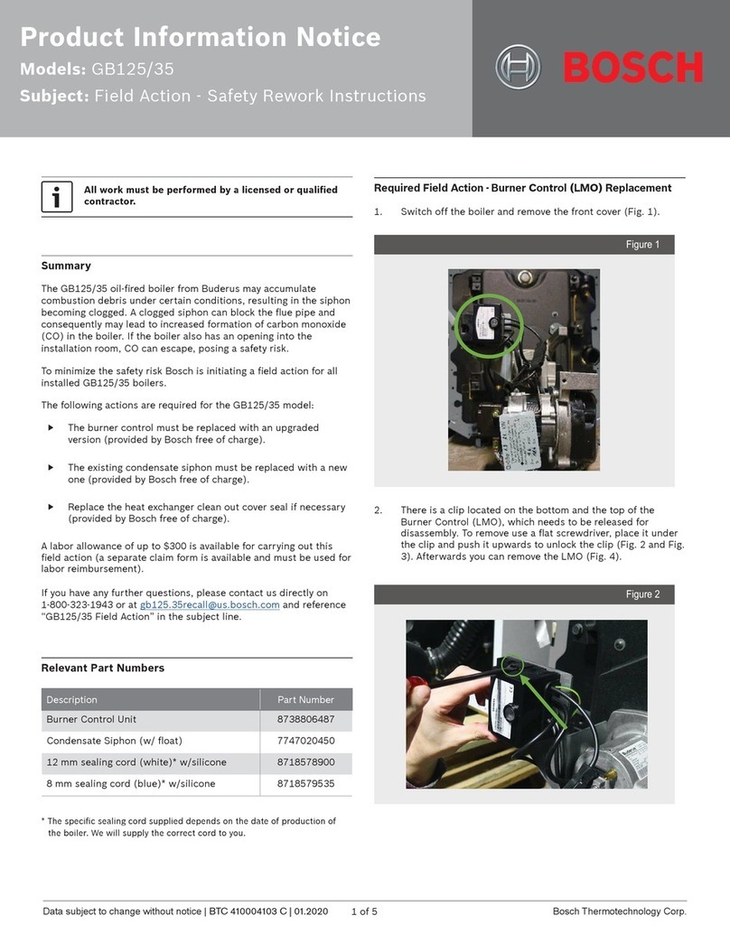 Bosch GB125 User manual
