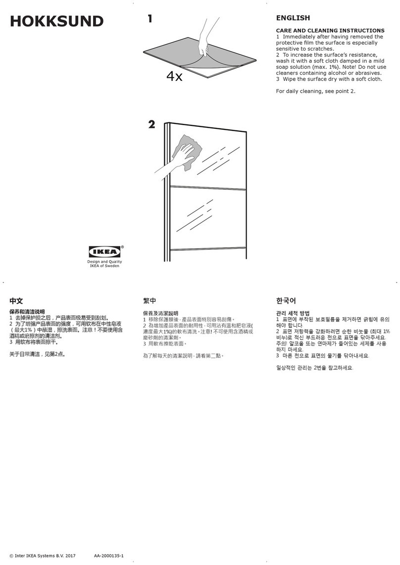 IKEA HOKKSUND 003.738.39 User manual IKEA HOKKSUND 003.738.39 User manual
