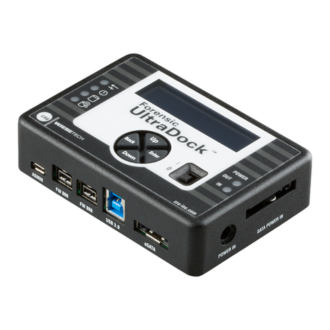CRU WiebeTech Forensic UltraDock FUDv5.5 quick start guide