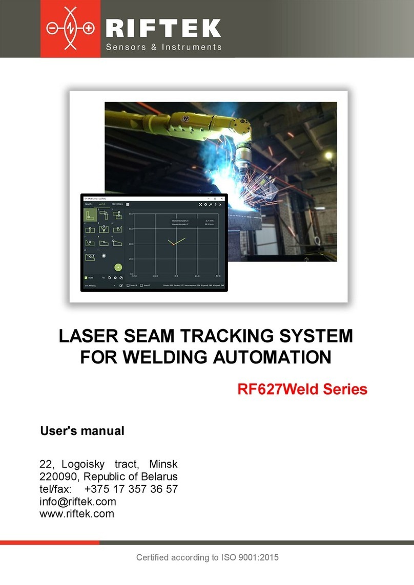 Riftek RF627Weld Series user manual