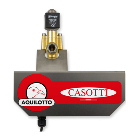 Casotti AQUILOTTO 1 SIDE FC8 Instruction for the installation and the adjustment