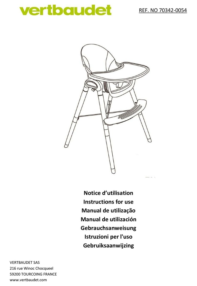 VERTBAUDET 70342-0054 Instructions for use