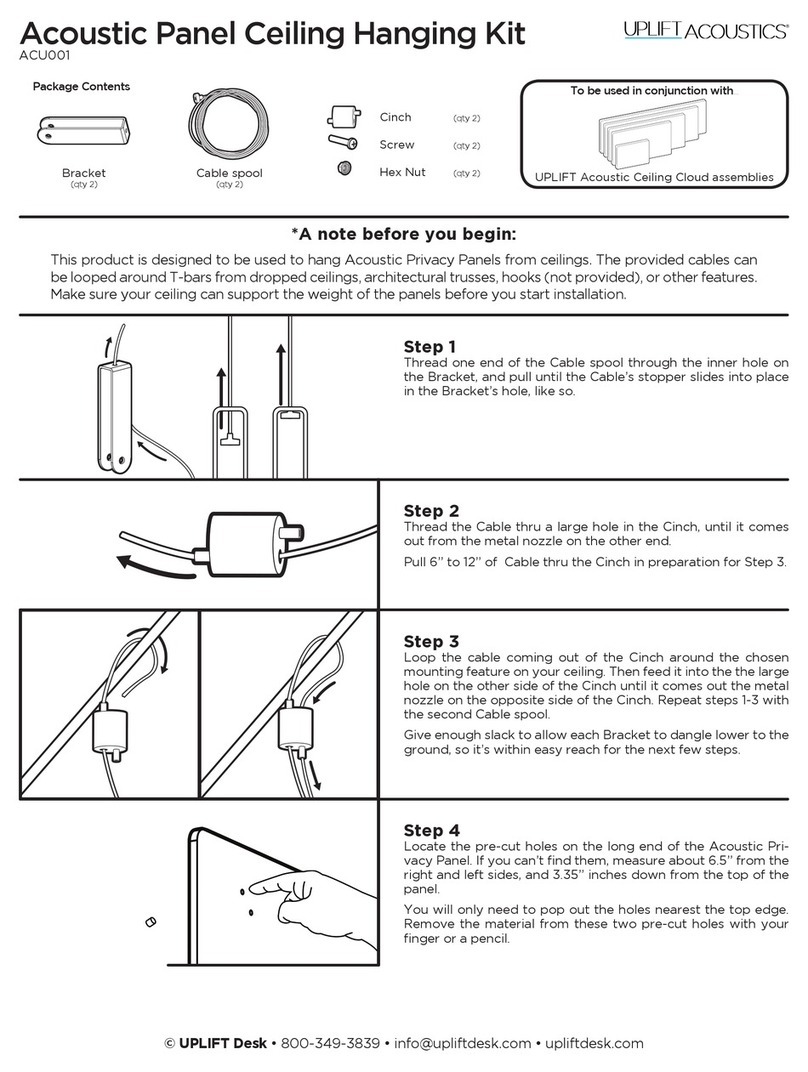 UPLIFT ACOUSTICS ACU001 manual