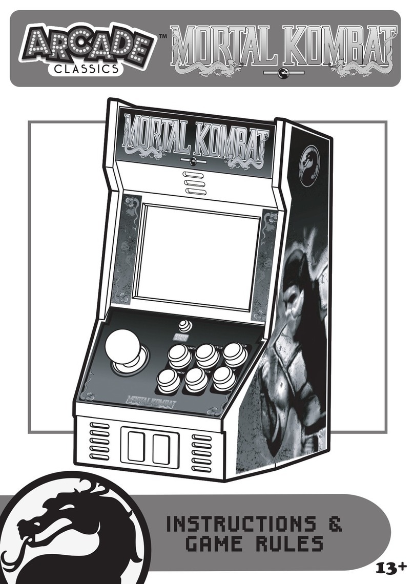 Basic Fun Arcade Classics Mortal Kombat Assembly Instructions & Game Rules Basic Fun Arcade Classics Mortal Kombat Assembly Instructions & Game Rules