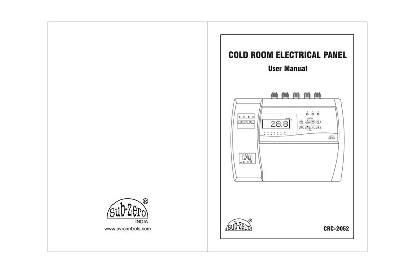 Sub-Zero CRC-2052 User manual