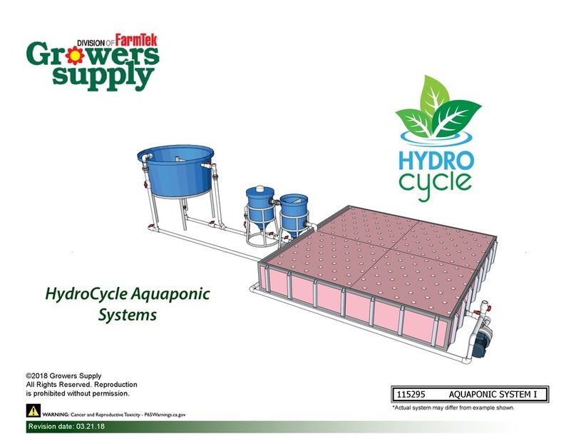 FarmTek Growers Supply HydroCycle manual