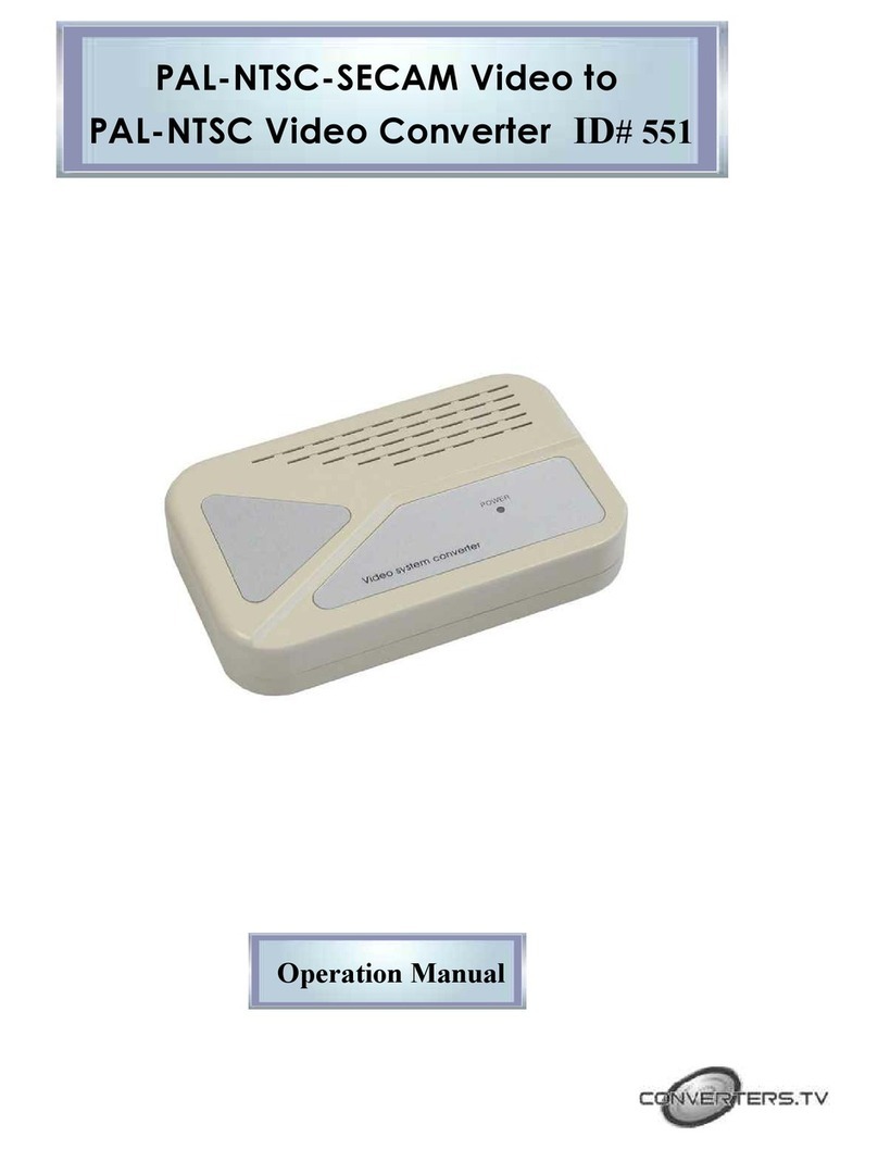 Converters.TV 551 User manual