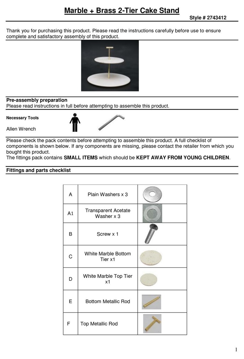 West Elm Marble + Brass 2743412 instructions