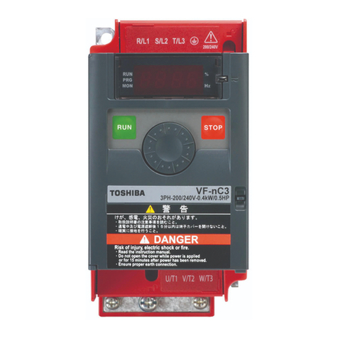 Toshiba TOSVERT VF-nC3 User manual