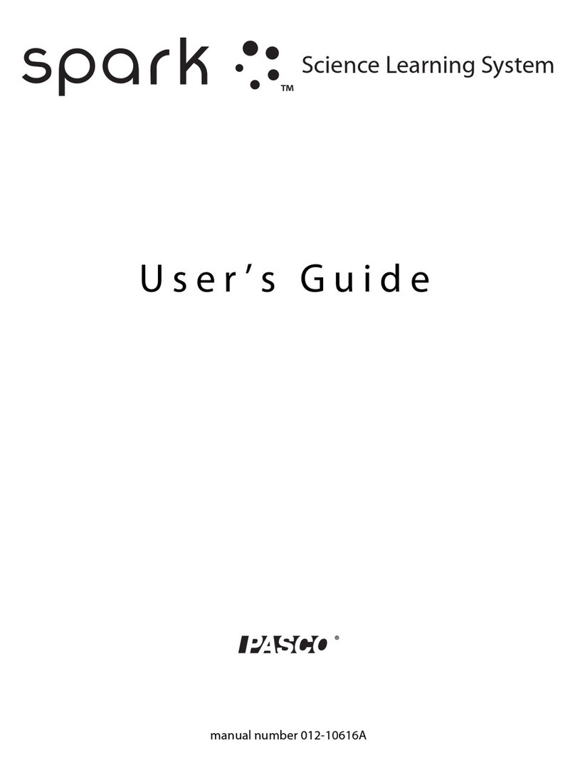 PASCO SPARK user guide
