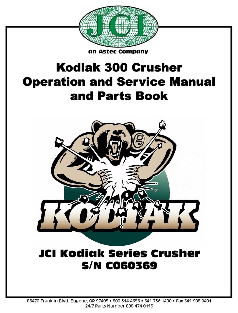 ASTEC JCI Kodiak 300 Operation and Service Manual and Parts Book