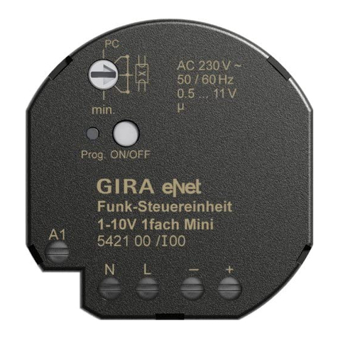 Gira eNet operating instructions