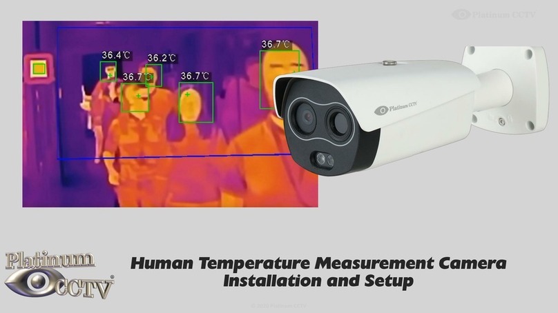 Platinum CCTV PT-BF5421-T Installation and setup