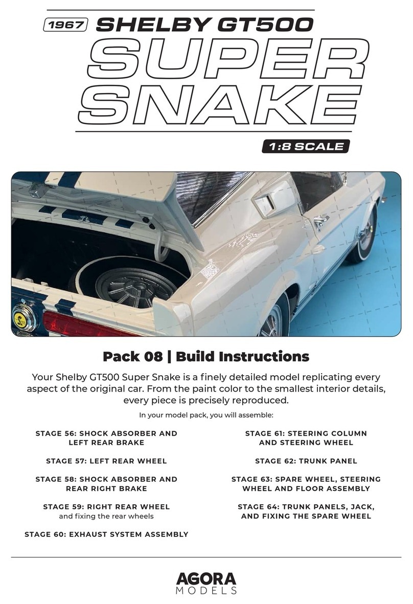 Agora Shelby GT500 Super Snake 1967 Build instructions