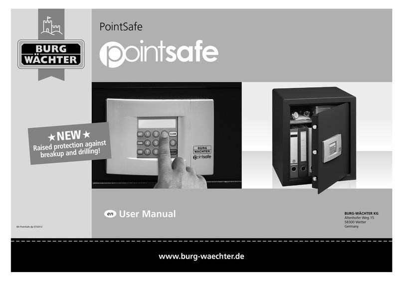 BURG-WACHTER PointSafe User manual
