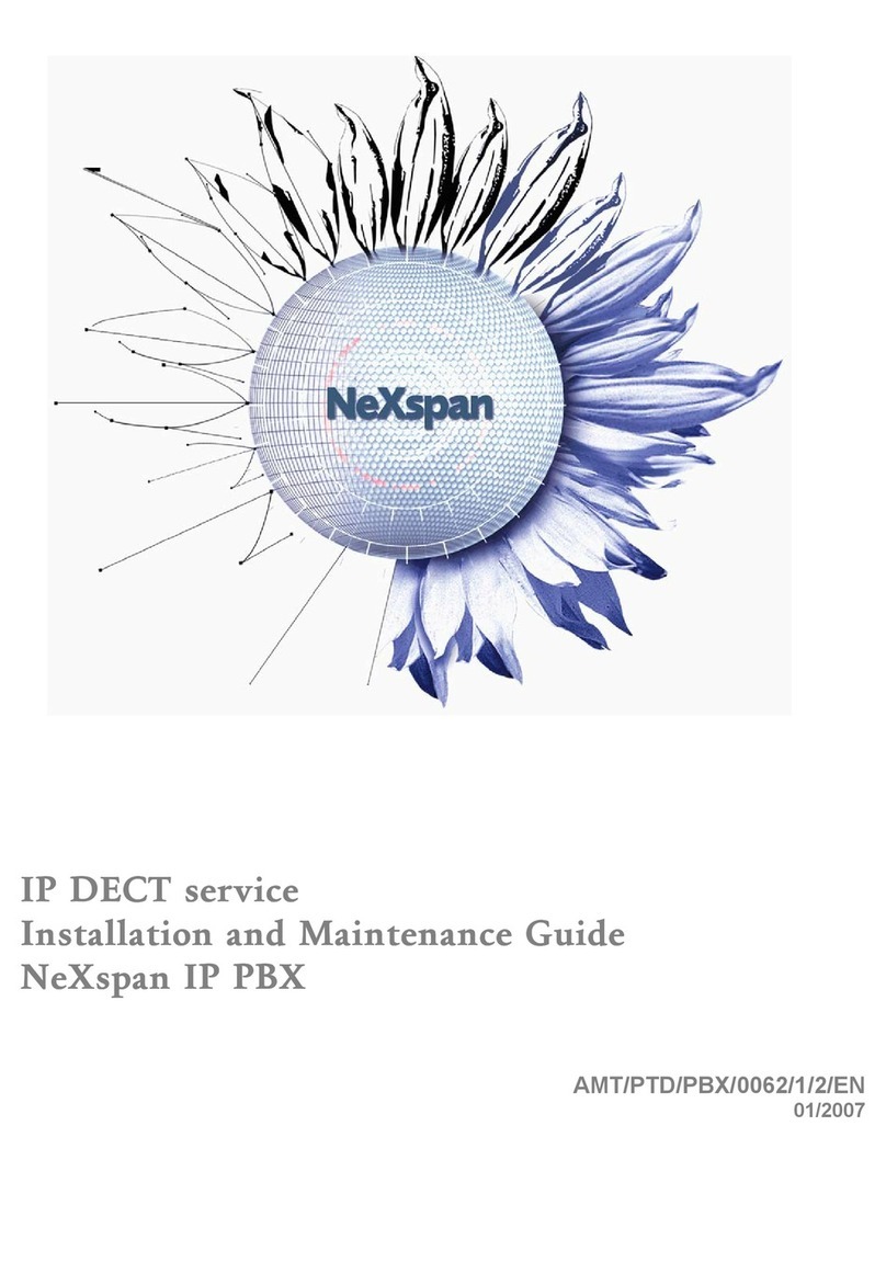 Aastra NeXspan S Installation and maintenance guide