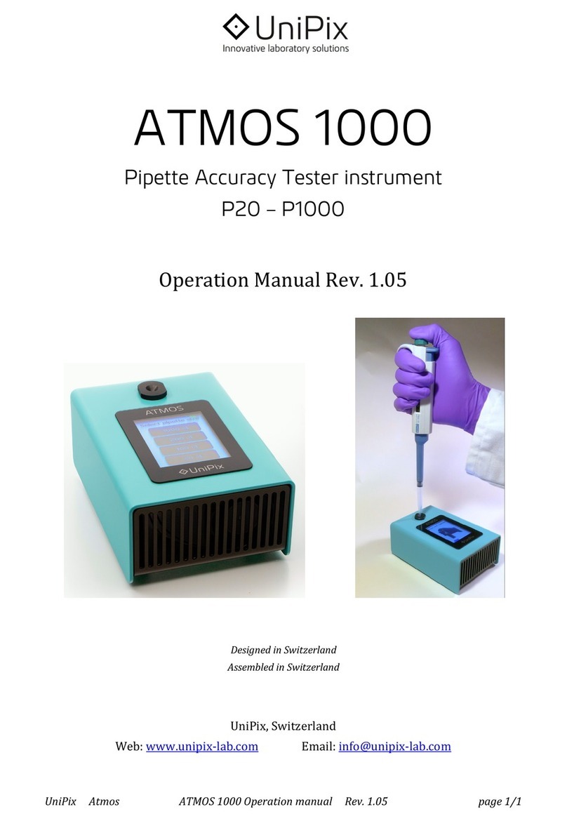 UniPix ATMOS 1000 Operation manual