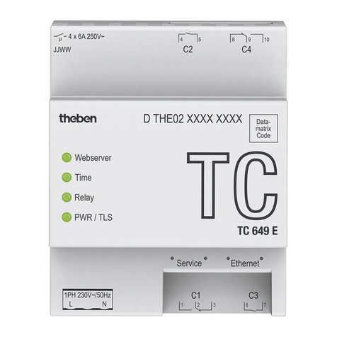 Theben TC 649 E User manual Theben TC 649 E User manual