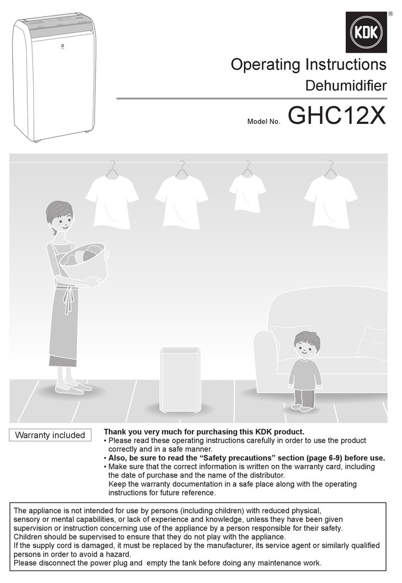 KDK GHC12X operating instructions