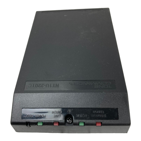 Tone Commander NT1U-220TC installation instructions