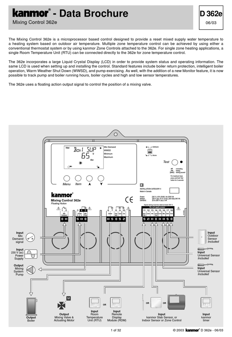 Kanmor Mixing Control 362e Data brochure