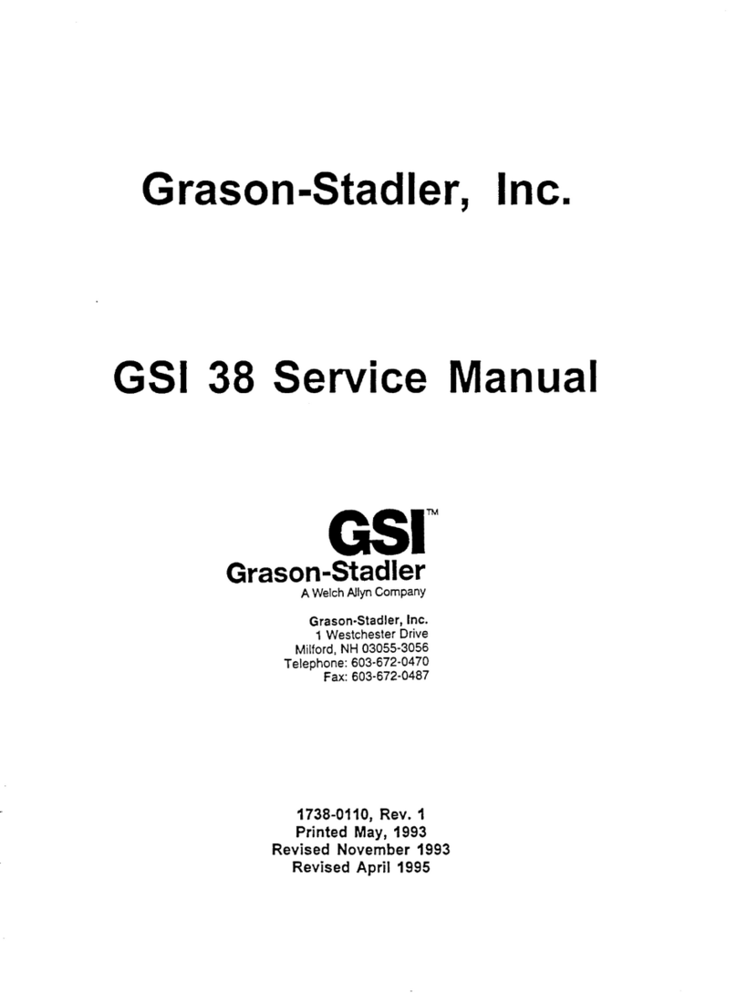 Welch Allyn GSI 38 Service manual