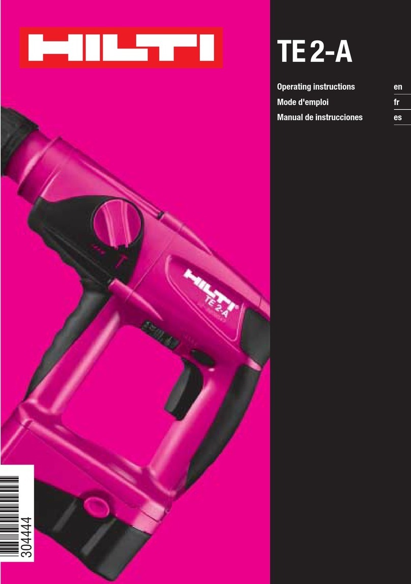 Hilti TE 2-A User manual