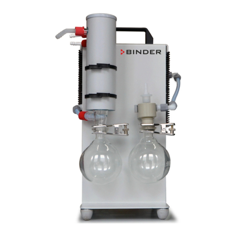 Binder VAP 1 operating manual