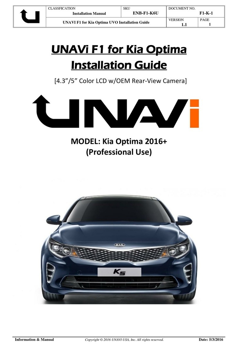 UNAVi F1 installation guide