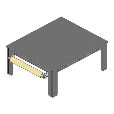 Crate&Barrel Adjustable Kids Table Paper roller with... User manual