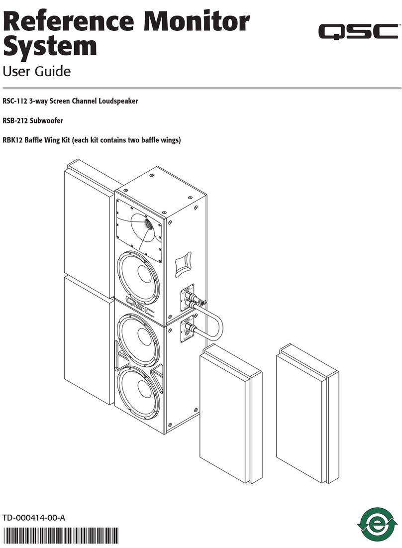 QSC RSC-112 user guide