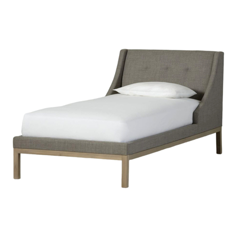 Crate&Barrel Gallery Wing Full Bed User manual