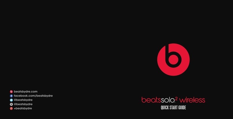 Beats Electronics Solo2 Wireless quick start guide