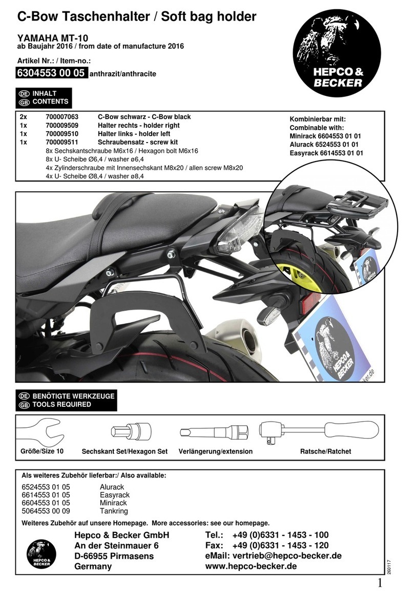 hepco & becker 6304553 00 05 User manual hepco & becker 6304553 00 05 User manual