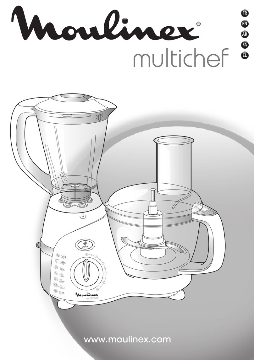 Moulinex Multichef FP125141 User manual