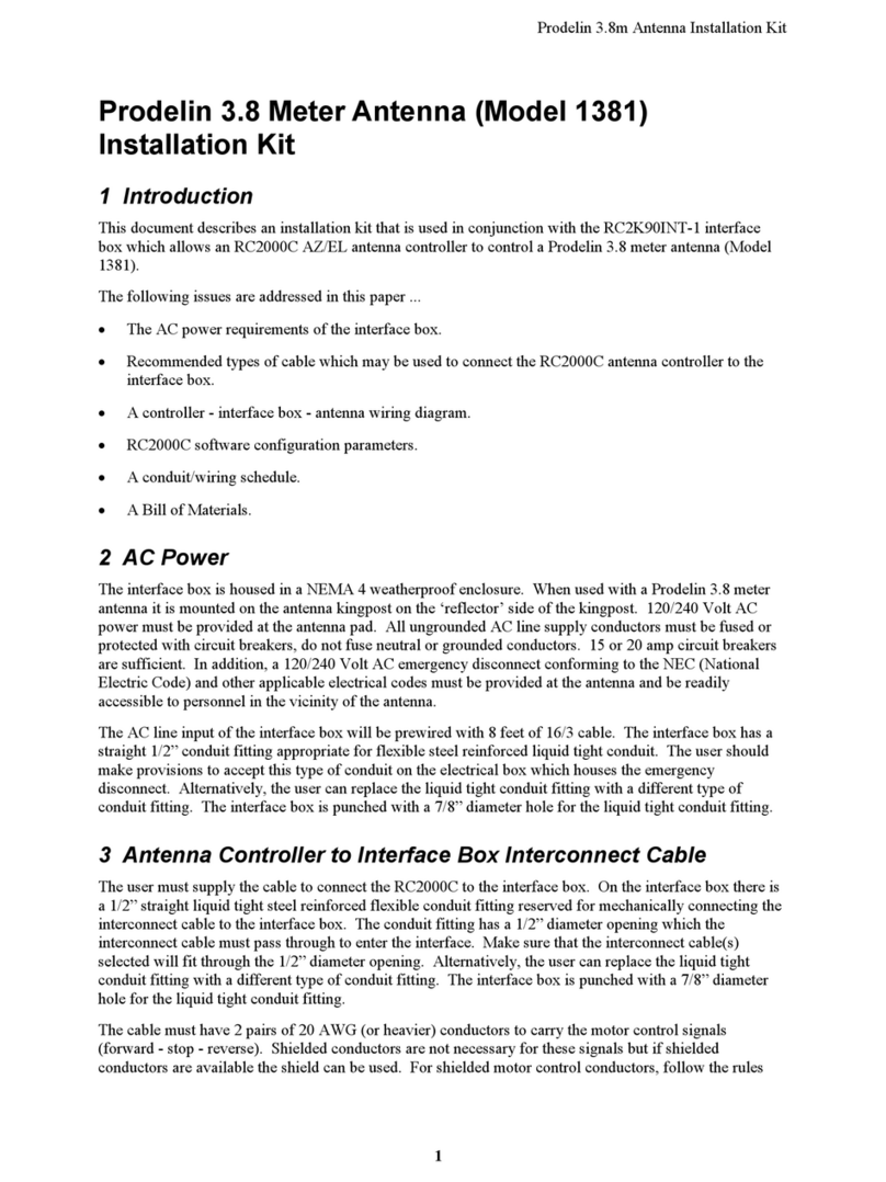 prodelin 1381 User manual