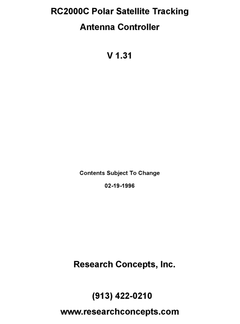 RESEARCH CONCEPTS RC2000C manual