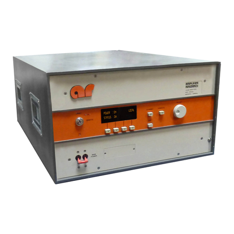 Amplifier Research Amplifier Research manual